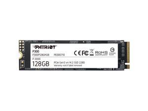 Patriot Memory P300 128 GB Solid State Drive - M.2 2280 Internal - PCI Express NVMe (PCI Express NVMe 3.0 x4) - Notebook, Desktop PC Device Supported - 40 TB TBW - 1600 MB/s Maximum Read Transfer Rate