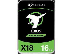 Seagate 16TB Exos X18 7200 RPM SAS 12 Gb/s 256MB Cache 512e/4Kn 3.5-inch Enterprise Hard Drive HDD (ST16000NM004J)