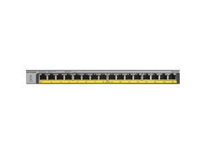 NETGEAR 16-Port PoE / PoE+ Gigabit Ethernet Unmanaged Switch with 76W PoE Budget (GS116LP)