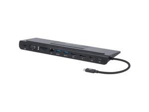 Manhattan Usb-C 11-In-1 Triple-Monitor Docking Station With Mst