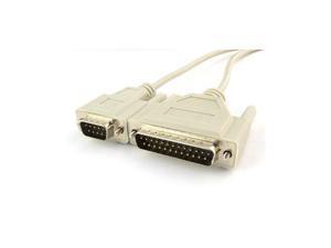 Kentek 6' DB9 Female to DB25 Male Serial RS232 Cable AT Modem 28AWG D-SUB Serial 