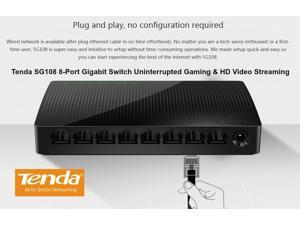 TENDA SG108 8-Port Gigabit Desktop Switch TENDA SG108 8-Port Gigabit Desktop Switch