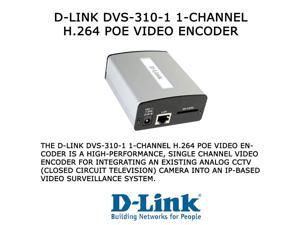 D-Link DVS-310-1 1-Channel H.264 PoE Video Encoder D-Link DVS-310-1 1-Channel H.264 PoE Video Encoder