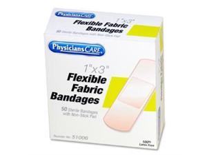 Acme United Corporation ACM51006 Adhesive Bandages- Fabric- 1in.x3in.- Natural Acme United Corporation ACM51006 Adhesive Bandages- Fabric- 1in.x3in.- Natural