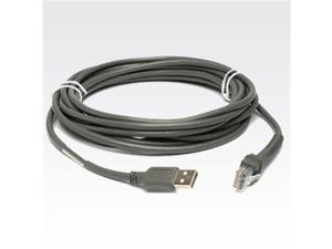 Zebra Symbol CBA-U21-S07ZBR 7ft Style 3 USB Cable For Barcode Scanners 