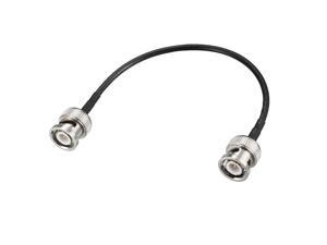 BNC Male to Male Coaxial Jumper Cable 50 ohm 6 inch RG174 BNC Male to Male Coaxial Jumper Cable 50 ohm 6 inch RG174