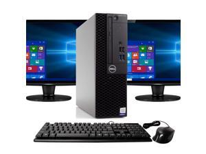 Dell Optiplex 3050 Desktop Computer PC, 3.20 GHz Intel i5 Quad Core Gen 7, 8GB DDR4 RAM, 2TB SATA Hard Drive, Windows 10 Professional 64 bit, Dual (2) NEW 24" Screens Screen Dell Optiplex 3050 Desktop Computer PC, 3.20 GHz Intel i5 Quad Core Gen 7, 8GB DDR4 RAM, 2TB SATA Hard Drive, Windows 10 Professional 64 bit, Dual (2) NEW 24" Screens Screen