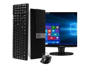 Dell Optiplex 5040 Desktop Computer PC, 3.20 GHz Intel i7 Quad Core Gen 6, 32GB DDR3 RAM, 240GB SSD Hard Drive, Windows 10 Professional 64 bit,  24” Screen