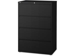 Lorell Lateral File 4-Drawer 42"x18-5/8"x52-1/2" Black 60552 Lorell Lateral File 4-Drawer 42"x18-5/8"x52-1/2" Black 60552