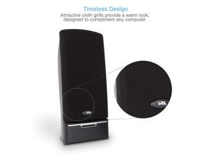 Cyber Acoustics CA-2014 multimedia desktop computer speakers - NEW