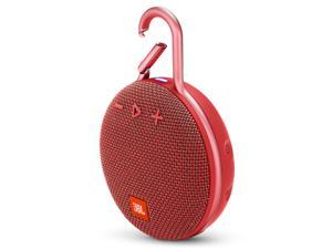 JBL Clip 3 Portable Bluetooth Waterproof Speaker (Red)