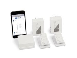 Lutron Caseta Wireless Smart Bridge Dimmer Kit with Pico Remotes for Plug-In Table and Floor Lamps