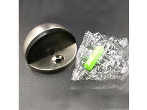 New Arrival 1PC 45mm Dia Casting Floor-mounted Door Stops APS Zinc Alloy Satin Chrome Half Moon Door Stopper Wood Door Holder New Arrival 1PC 45mm Dia Casting Floor-mounted Door Stops APS Zinc Alloy Satin Chrome Half Moon Door Stopper Wood Door Holder