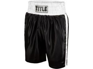 Title Boxing Force 4/" Waistband Satin Boxing Trunks