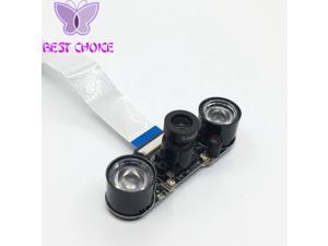 Raspberry Pi 3 Camera Module Night Vision Camera with 3.6mm Adjustable Focal Length 2pcs IR Sensor LED Light 1080P for RPI 2