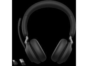 Jabra Evolve2 65 Headset - Mono - USB Type A - Wireless - Bluetooth - Over-the-head - Monaural - Supra-aural - Black Jabra Evolve2 65 Headset - Mono - USB Type A - Wireless - Bluetooth - Over-the-head - Monaural - Supra-aural - Black