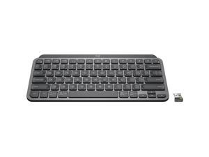 Logitech MX Keys Mini for Business (Graphite) - Wireless Connectivity - Bluetooth - 32.81 ft - 2.40 GHz Easy-Switch Hot Key(s) - Computer, Smartphone, Notebook, Tablet, iPad - PC, Mac - Graphite