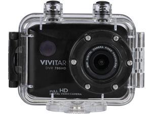 Vivitar DVR786HD 12.1 Megapixel Action Camera - 4x Optical/4x Digital - 2-inch LCD Display - Waterproof - Black