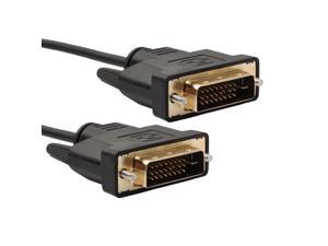 2018 1.8M 3M LCD Digital Monitor DVI D To DVI-D Gold Male 24+1 Pin Dual Link TV Cable for PC Laptop Computer TFT Black