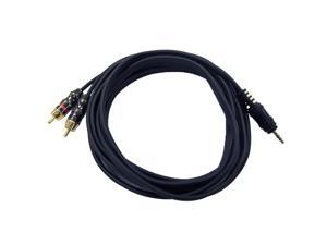 Seismic Audio - SA-iEMRCAM10 - 1/8" (3.5mm) Male to Dual Male RCA Patch Cable - 10 Feet Seismic Audio - SA-iEMRCAM10 - 1/8" (3.5mm) Male to Dual Male RCA Patch Cable - 10 Feet