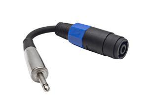 Seismic Audio - 1/4" TS Male to Speakon Adapter Patch Speaker Cable Seismic Audio - 1/4" TS Male to Speakon Adapter Patch Speaker Cable