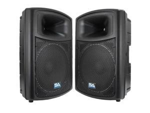 Seismic Audio - PWS-15 (Pair) - 15" POWERED SPEAKERS - 600 Watts RMS - PA/DJ Seismic Audio - PWS-15 (Pair) - 15" POWERED SPEAKERS - 600 Watts RMS - PA/DJ