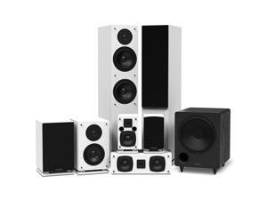 Fluance Elite High Definition Surround Sound Home Theater 7.1 Speaker System including Floorstanding Towers, Center Channel, Surround, Rear Surround Speakers and DB10 Subwoofer - White (SX71WHR) Fluance Elite High Definition Surround Sound Home Theater 7.1 Speaker System including Floorstanding Towers, Center Channel, Surround, Rear Surround Speakers and DB10 Subwoofer - White (SX71WHR)