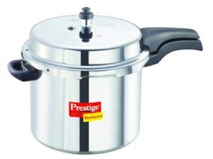 prestige deluxe aluminum pressure cooker, 7-1/2-liter prestige deluxe aluminum pressure cooker, 7-1/2-liter