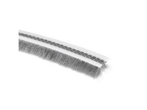 Brush Weather Stripping, 15M/49.2Ft Card-Slot Seal Strip Pile Weatherstrip Sweep Elastic Brush for Door Window, 7x6mm/WxH Brush Weather Stripping, 15M/49.2Ft Card-Slot Seal Strip Pile Weatherstrip Sweep Elastic Brush for Door Window, 7x6mm/WxH