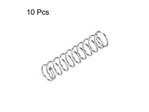 Compression Spring,304 Stainless Steel,5mm OD,0.5mm Wire Size,11mm Compressed Length,20mm Free Length,7.8N Load Capacity,Silver Tone,10pcs Compression Spring,304 Stainless Steel,5mm OD,0.5mm Wire Size,11mm Compressed Length,20mm Free Length,7.8N Load Capacity,Silver Tone,10pcs