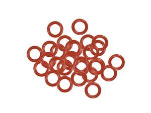 Silicone O-Ring, 8mm OD, 5mm ID, 1.5mm Width, VMQ Seal Rings Gasket, Red, Pack of 30 Silicone O-Ring, 8mm OD, 5mm ID, 1.5mm Width, VMQ Seal Rings Gasket, Red, Pack of 30
