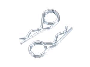 R-Clip Pins - 6mm Wire,120mm Length R Shaped Spring Cotter Pin Zinc-plating Trailer Tractor Mower Fastener Hardware 6pcs R-Clip Pins - 6mm Wire,120mm Length R Shaped Spring Cotter Pin Zinc-plating Trailer Tractor Mower Fastener Hardware 6pcs