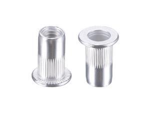 M5 5mm Flat Head Aluminum Rivet Nut Blind Insert Nut Pack of 100 