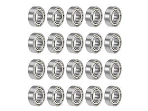 Pack of 4 28mm OD uxcell LM16UUOP Linear Ball Bearings Open Type 16mm Bore Dia 37mm Length 