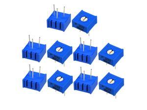 Unique Bargains Variable Resistors 10K Ohm Top Adjustable Horizontal Cermet Potentiometer 10Pcs Unique Bargains Variable Resistors 10K Ohm Top Adjustable Horizontal Cermet Potentiometer 10Pcs