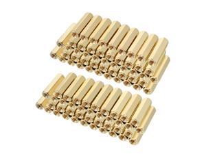 Unique Bargains 90pcs Brass Straight PCB Pillar Female Thread Hex Standoff Spacer M3x5x16mm Unique Bargains 90pcs Brass Straight PCB Pillar Female Thread Hex Standoff Spacer M3x5x16mm