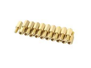 20pcs M3 8+6mm Female Male Thread Brass Hex Standoff Spacer Screws PCB Pillar 20pcs M3 8+6mm Female Male Thread Brass Hex Standoff Spacer Screws PCB Pillar
