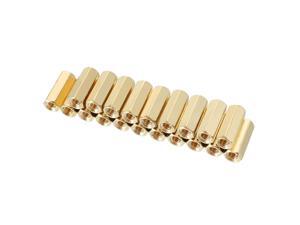 Unique Bargains 20pcs Brass Straight PCB Pillar Female Thread Hex Standoff Spacer M3x5x12mm Unique Bargains 20pcs Brass Straight PCB Pillar Female Thread Hex Standoff Spacer M3x5x12mm