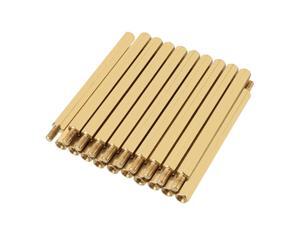 20pcs M3 55+6mm Female Male Thread Brass Hex Standoff Spacer Screws PCB Pillar 20pcs M3 55+6mm Female Male Thread Brass Hex Standoff Spacer Screws PCB Pillar