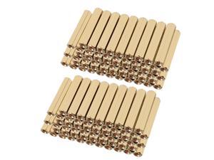 Unique Bargains 120pcs Brass Straight PCB Pillar Female Thread Hex Standoff Spacer M3x5x25mm Unique Bargains 120pcs Brass Straight PCB Pillar Female Thread Hex Standoff Spacer M3x5x25mm