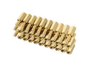 Unique Bargains 50pcs M3 13+6mm Female Male Thread Brass Hex Standoff Spacer Screws PCB Pillar Unique Bargains 50pcs M3 13+6mm Female Male Thread Brass Hex Standoff Spacer Screws PCB Pillar
