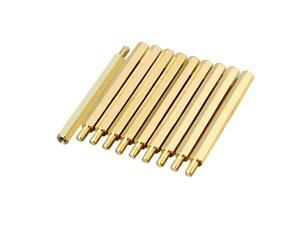 Unique Bargains 10pcs M3 45+6mm Female Male Thread Brass Hex Standoff Spacer Screws PCB Pillar Unique Bargains 10pcs M3 45+6mm Female Male Thread Brass Hex Standoff Spacer Screws PCB Pillar