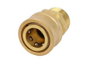 M22 Male Thread 15mm Inner Dia Pressure Washer Pipe Quick Coupler Connector