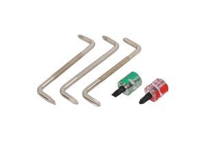 Right Angle Z-Shaped Offset Slotted Phillips Screwdriver Set 5 in 1 Right Angle Z-Shaped Offset Slotted Phillips Screwdriver Set 5 in 1