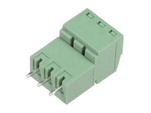 5 Pairs 3.5mm Pitch 3Pin Pluggable Terminal Block Connector Male and Female for PCB 5 Pairs 3.5mm Pitch 3Pin Pluggable Terminal Block Connector Male and Female for PCB