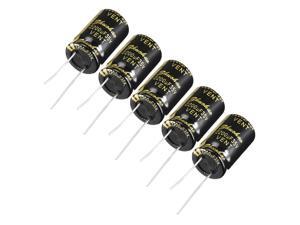 Aluminum Radial Electrolytic Capacitor 2200uF 35V Life 16 x 26 mm Black 5pcs Aluminum Radial Electrolytic Capacitor 2200uF 35V Life 16 x 26 mm Black 5pcs