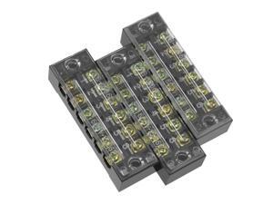 3 Pcs 6 Positions Dual Rows 600V 15A Cable Barrier Block Terminal Strip TB-1506L 3 Pcs 6 Positions Dual Rows 600V 15A Cable Barrier Block Terminal Strip TB-1506L