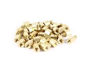 Unique Bargains 30 Pcs PCB Motherboard Standoff Hex Spacer Screw Nut M3 Male 4mm to Female 5mm
