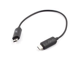 Micro USB to Micro USB Emergency Mutual Charger Cable Black 25cm Long Micro USB to Micro USB Emergency Mutual Charger Cable Black 25cm Long