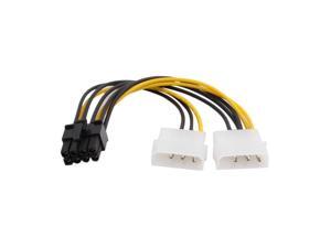 6-Inch LP4 to 6 Pin PCI Express Video Card Power Cable Adapter (LP4PCIEXADAP) 6-Inch LP4 to 6 Pin PCI Express Video Card Power Cable Adapter (LP4PCIEXADAP)